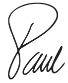 Handtekening van Paul Dijk